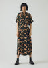 Bryn Dianthus Print Dress | Midnight Green